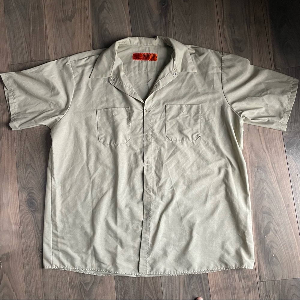 XXXL Short Sleeve Men’s Vintage Button Down Shirt